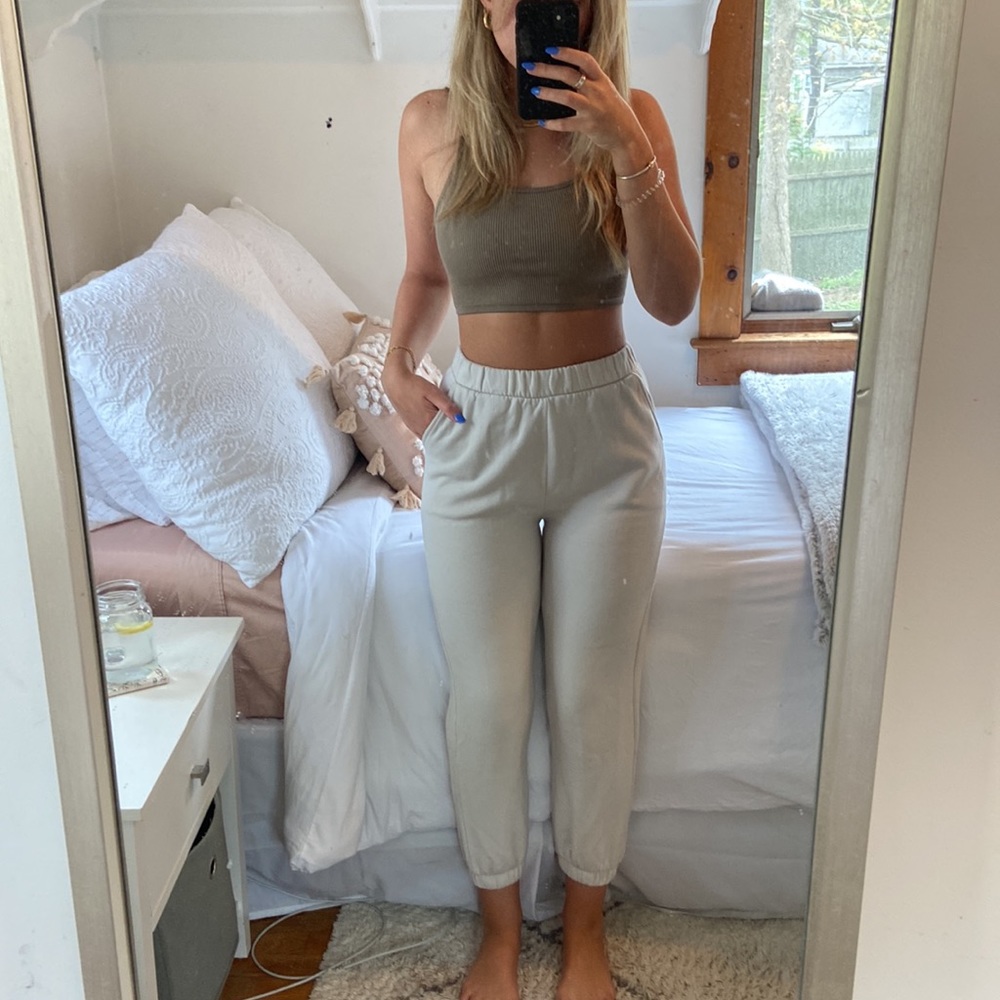 Zara Cream Sweatpants